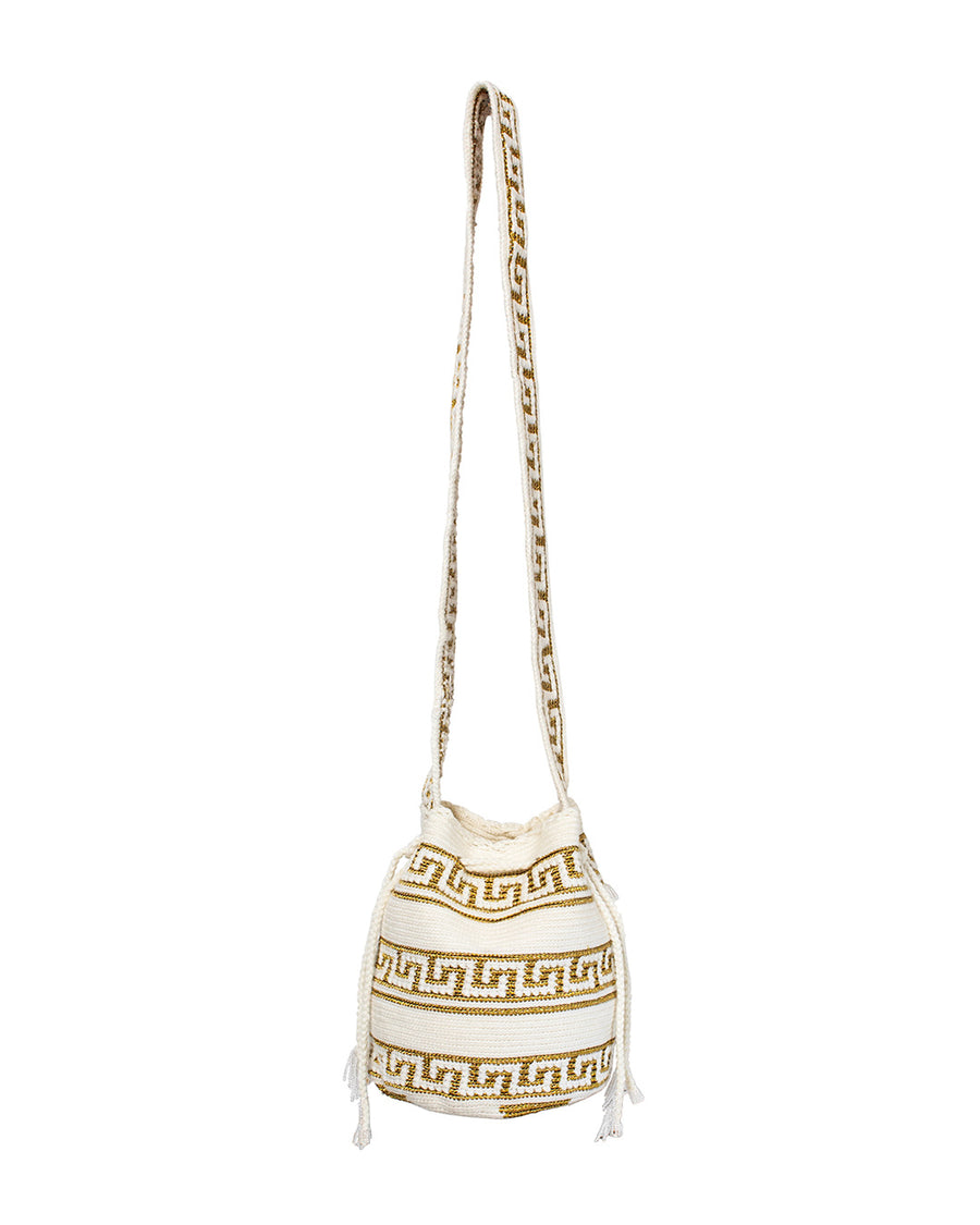 Mochila Wayuu Mediana Joselin Gold