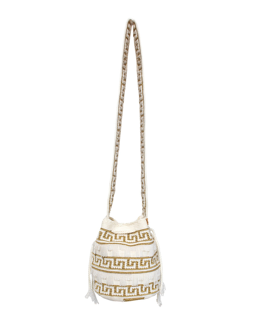 Mochila Wayuu Mediana Joselin Gold